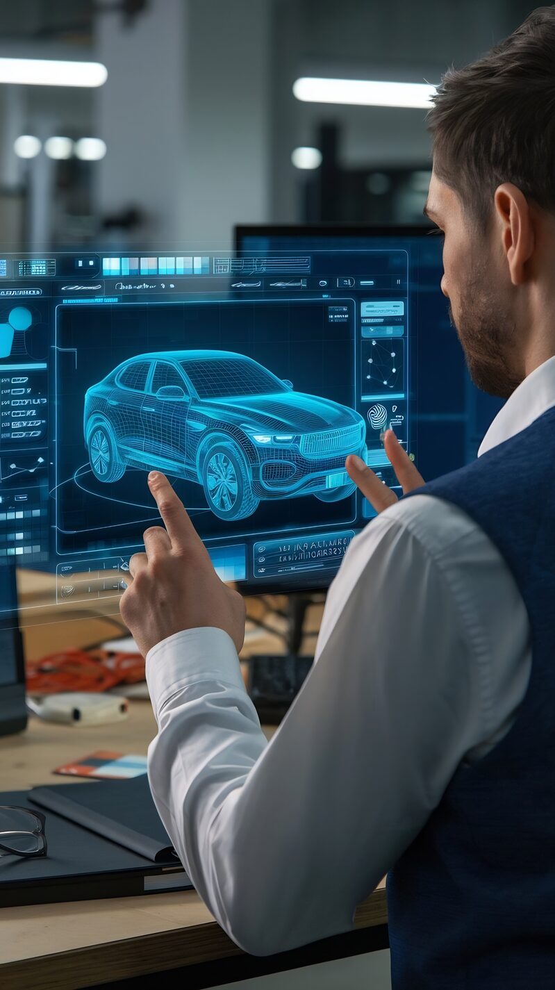Draftex tím — práca s 3D modelom vozidla