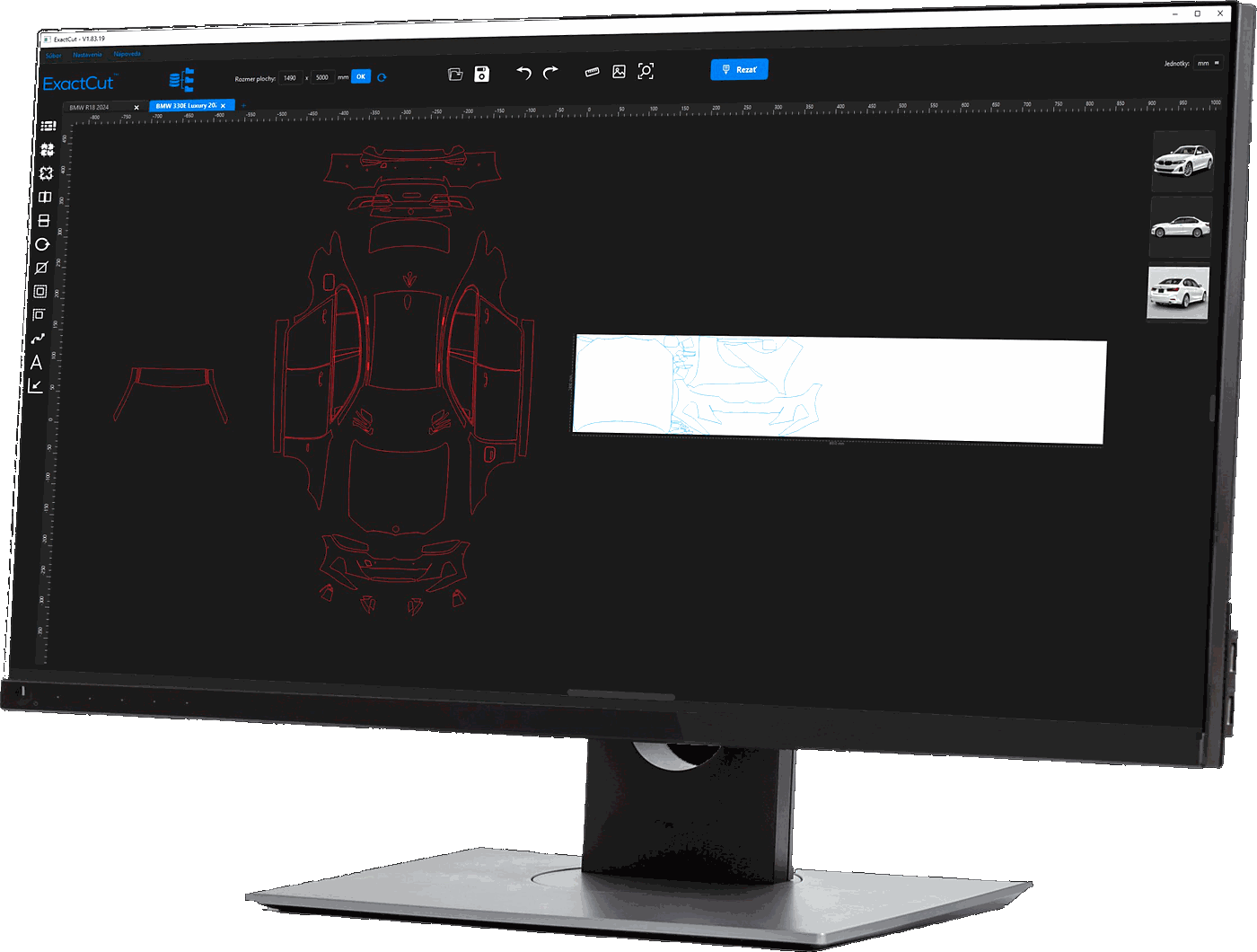 ExactCut™ — softvér na monitore
